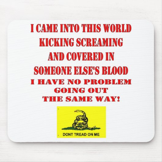 NIET OP MIJ BEHANDELEN MUISMAT (Voorkant)