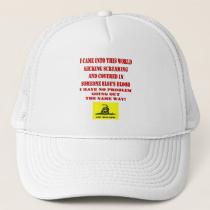 NIET OP MIJ BEHANDELEN TRUCKER PET