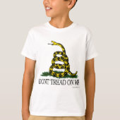 Niet op mij Kinder Shirt tikken (Voorkant)