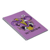 Niet op mij lezen als feministisch Paars Notitieboek (Rechterzijde)