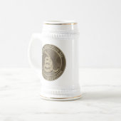 Niet op mij lezen bierpul (Voorkant links)