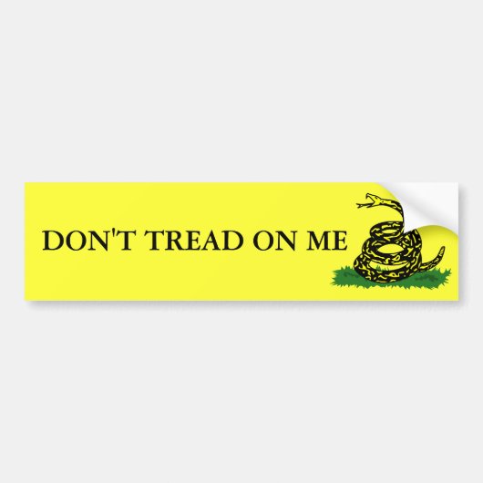 Niet op mij lezen bumpersticker (Voorkant)