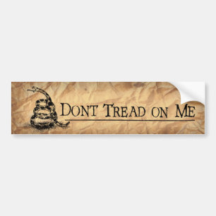 Niet op mij lezen bumpersticker