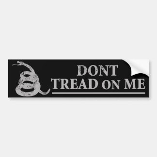 Niet op mij lezen bumpersticker