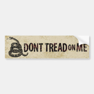 Niet op mij lezen bumpersticker