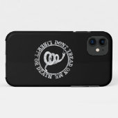 Niet op mij lezen Case-Mate iPhone case (Achterkant (horizontaal))