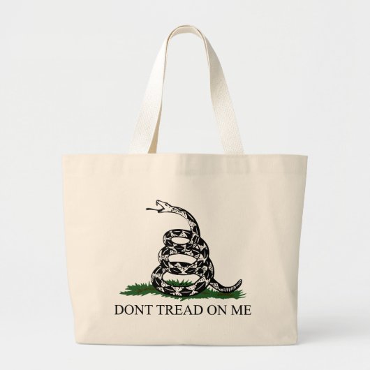 Niet op mij lezen grote tote bag (Voorkant)