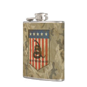 Niet op mij lezen heupfles (Links)