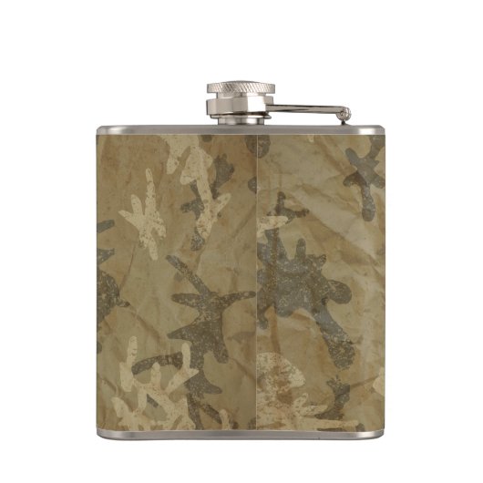 Niet op mij lezen heupfles (Achterkant)