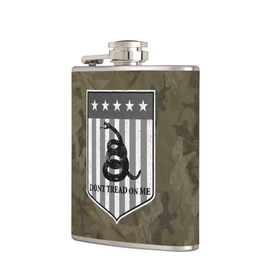 Niet op mij lezen heupfles (Links)