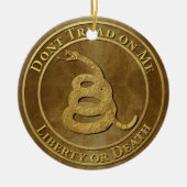 Niet op mij lezen keramisch ornament (Voorkant)