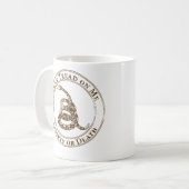 Niet op mij lezen koffiemok (Voorkant links)