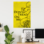 Niet op mij lezen poster (Thuiskantoor)