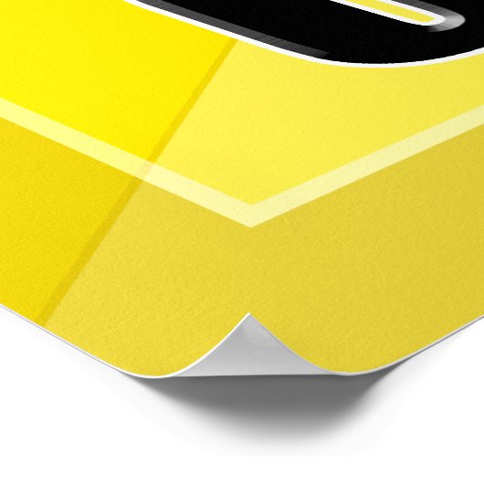 Niet op mij lezen poster (Hoek)