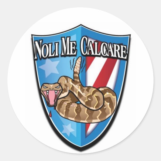 Niet op mij lezen ronde sticker (Voorkant)