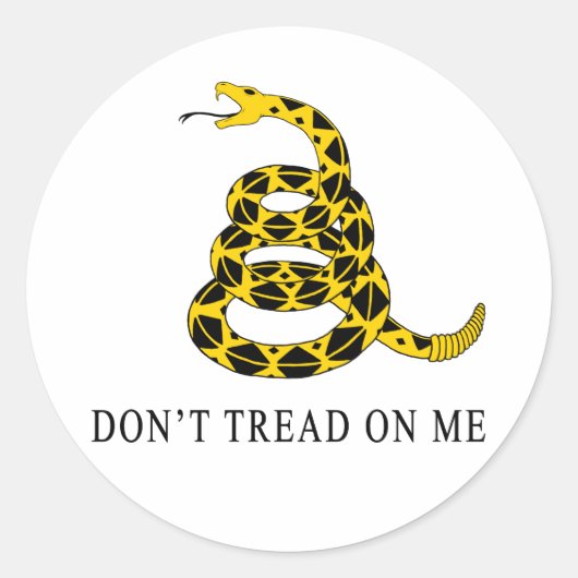 Niet op mij lezen ronde sticker (Voorkant)