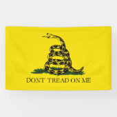 Niet op mij lezen spandoek (Horizontaal)