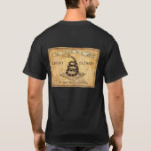 Niet op mij lezen t-shirt (Achterkant)