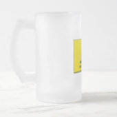 Niet op mij lezen - Verenigde Staten Matglas Bierpul (Links)