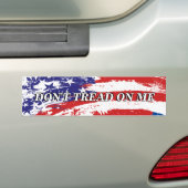 Niet op mij slaan - Bumpersticker (Op auto)