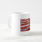 Niet op mij slaan koffiemok (Voorkant links)