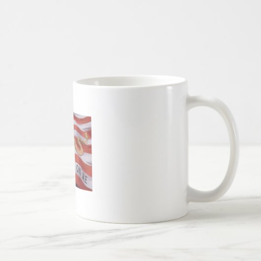 Niet op mij slaan koffiemok (Rechts)