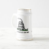 Niet op mij tikken bierpul (Voorkant links)