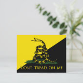 Niet op mij tikken briefkaart (Staand voorkant)