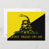 Niet op mij tikken briefkaart (Voorkant / Achterkant)