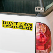 Niet op mij tikken bumpersticker (Op Truck)