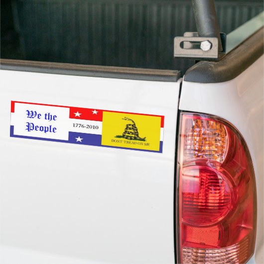 Niet op mij tikken bumpersticker (Op Truck)