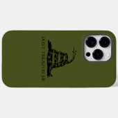 Niet op mij tikken Case-Mate iPhone case (Achterkant (horizontaal))