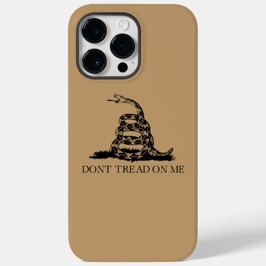 Niet op mij tikken Case-Mate iPhone case (Achterkant)