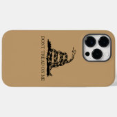 Niet op mij tikken Case-Mate iPhone case (Achterkant (horizontaal))