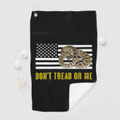 Niet op mij tikken golfhanddoek (Insitu)