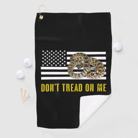 Niet op mij tikken golfhanddoek (Insitu)