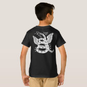 "Niet op mij tikken" Grafische T-Shirt (Achterkant volledig)