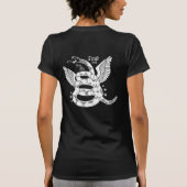 "Niet op mij tikken" Grafische T-Shirt (Achterkant)