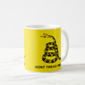 Niet op mij tikken koffiemok (Voorkant rechts)