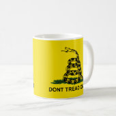 Niet op mij tikken koffiemok (Voorkant rechts)