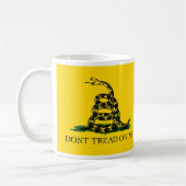 Niet op mij tikken koffiemok (Links)