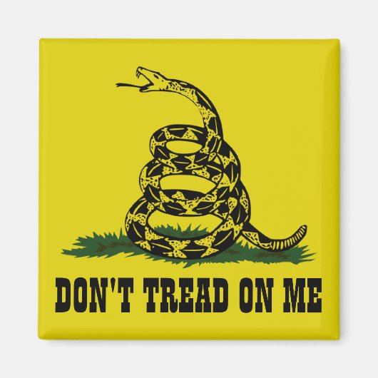 Niet op mij tikken magneet (Voorkant)