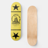 Niet op mij tikken persoonlijk skateboard (Voorkant)