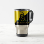 Niet op mij tikken reisbeker (Voorkant rechts)