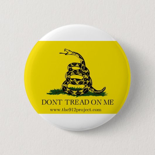 Niet op mij tikken ronde button 5,7 cm (Voorkant)