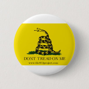 Niet op mij tikken ronde button 5,7 cm