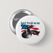 Niet op mij tikken ronde button 5,7 cm (Voorkant /achterkant)