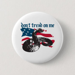 Niet op mij tikken ronde button 5,7 cm