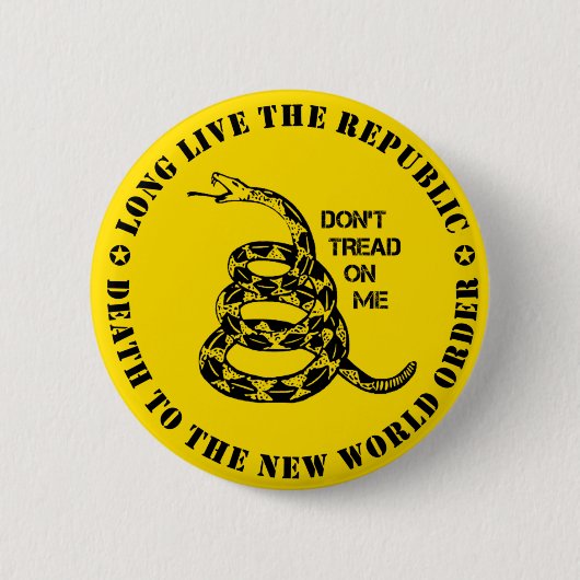 Niet op mij tikken ronde button 5,7 cm (Voorkant)