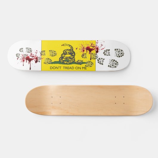 Niet op mij tikken skateboard (Horizontaal)